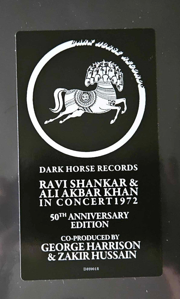 Ravi Shankar, Ali Akbar Khan : In Concert 1972 (2xLP, RSD, Ltd)