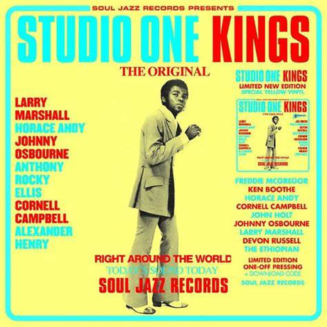 Various : Studio One Kings (2xLP, Comp, RE, Yel)