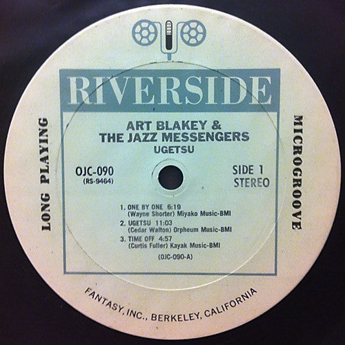 Art Blakey & The Jazz Messengers : Ugetsu (LP, Album, RE)