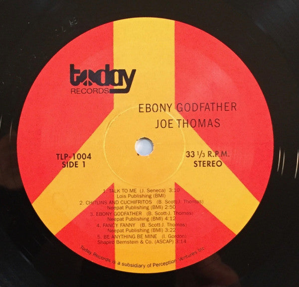 Joe Thomas : Is The Ebony Godfather (LP, Album, RE)