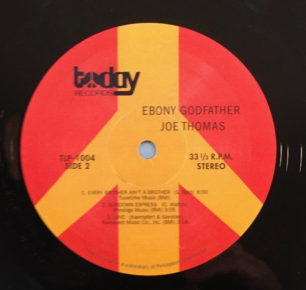 Joe Thomas : Is The Ebony Godfather (LP, Album, RE)