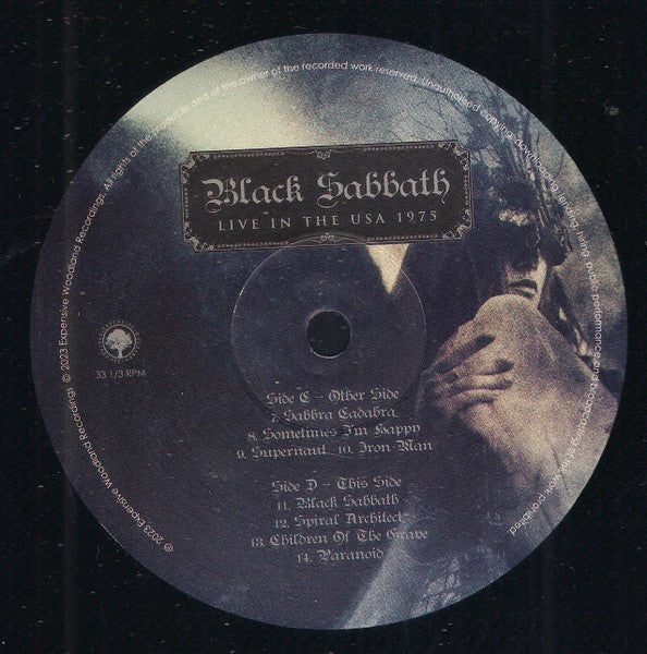 Black Sabbath : Live In The USA 1975 (2xLP, Unofficial)