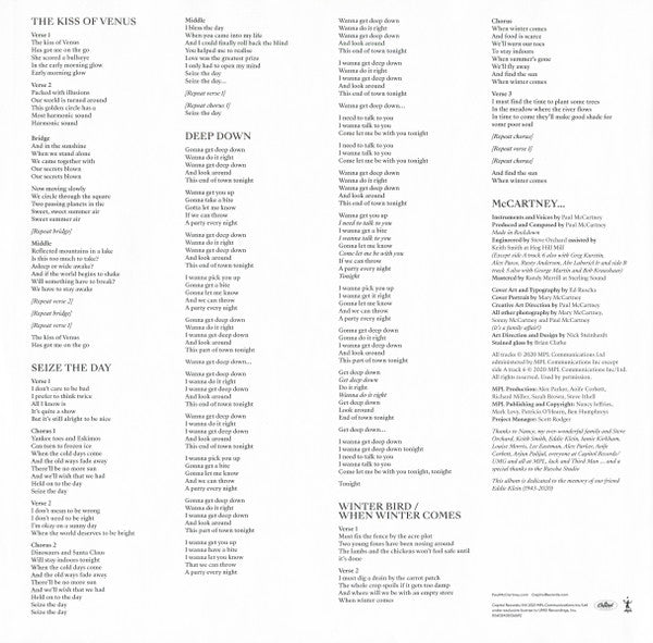 Paul McCartney : McCartney III (LP, Album, Ltd, Blu)