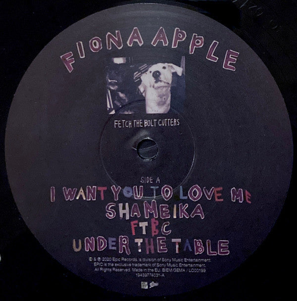 Fiona Apple : Fetch The Bolt Cutters (2xLP, Album, RP, 180)