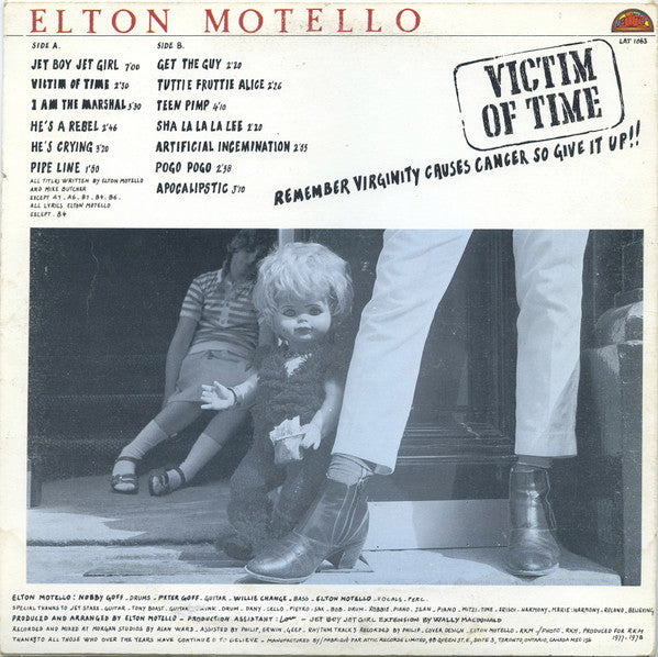 Elton Motello : Victim Of Time (LP)