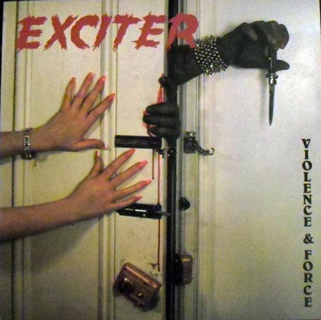 Exciter : Violence & Force (LP, Album, Whi)