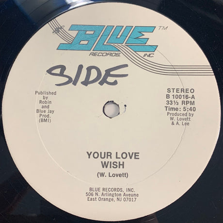Wish (2) : Your Love (12")