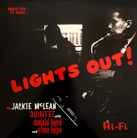 The Jackie McLean Quintet* With Donald Byrd And Elmo Hope : Lights Out! (LP, Album, Mono, Ltd, RE, RP, 180)