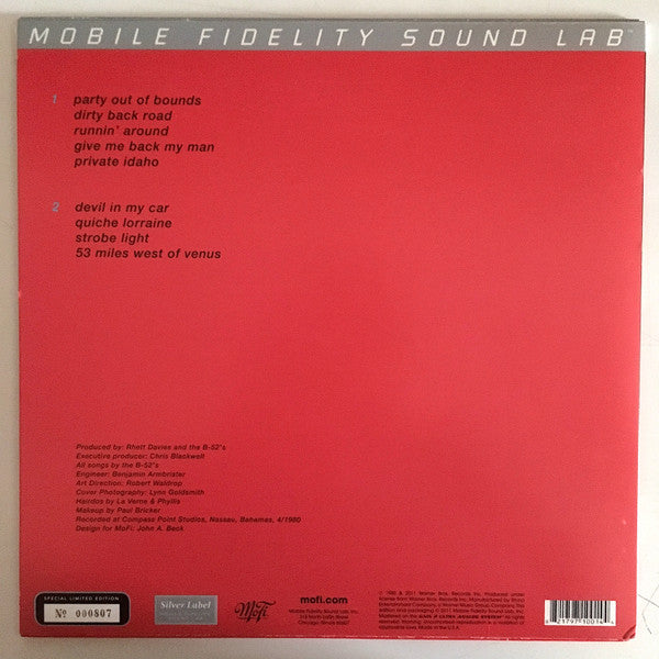 The B-52's : Wild Planet (LP, Album, Ltd, Num, RE, RM, S/Edition)