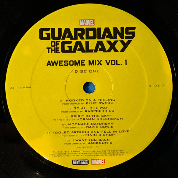Various : Guardians Of The Galaxy (LP, Comp, RE + LP, RE + Dlx, Uni)
