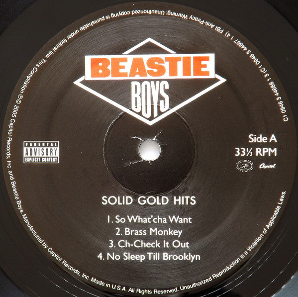 Beastie Boys : Solid Gold Hits (2xLP, Comp, 180)