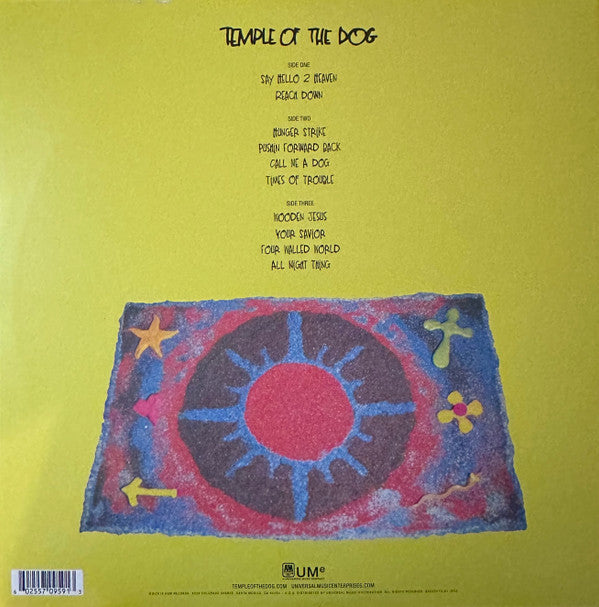 Temple Of The Dog : Temple Of The Dog (LP + LP, S/Sided, Etch + Album, RE, RM, Gat)