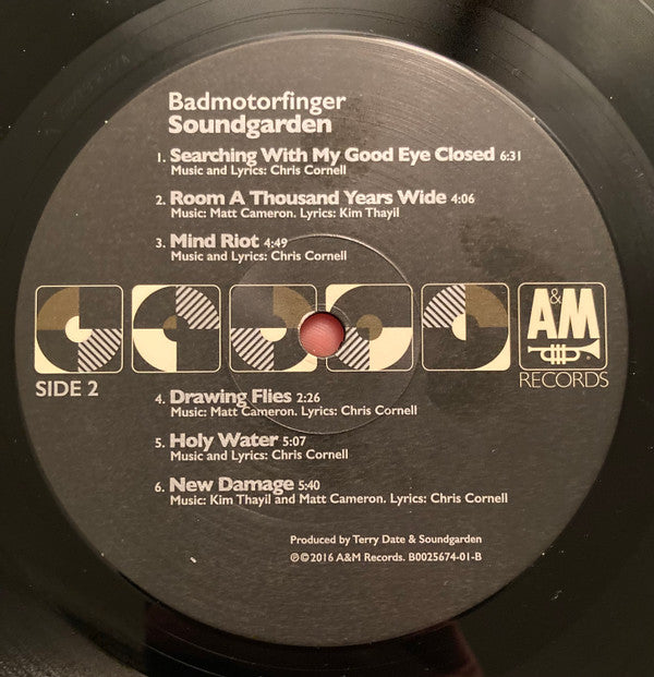 Soundgarden : Badmotorfinger (LP, Album, RE, RM, RP, Pre)