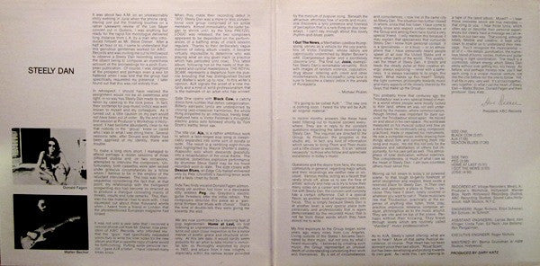 Steely Dan : Aja (LP, Album, Ltd, Yel)