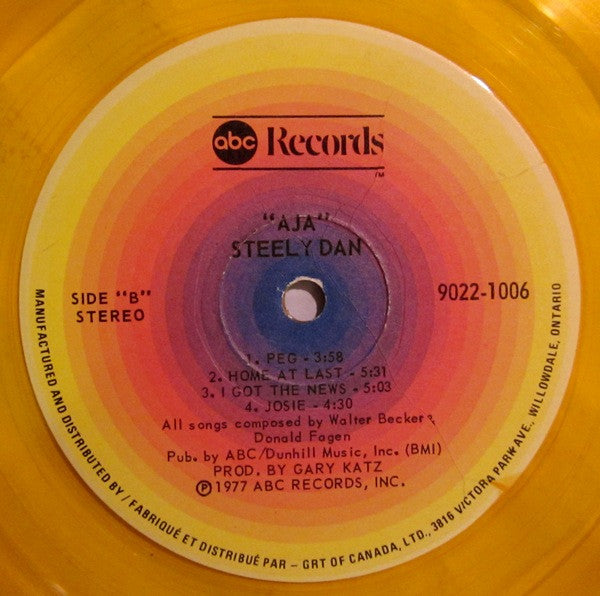 Steely Dan : Aja (LP, Album, Ltd, Yel)
