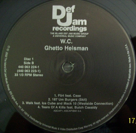 WC : Ghetto Heisman (2xLP, Album)