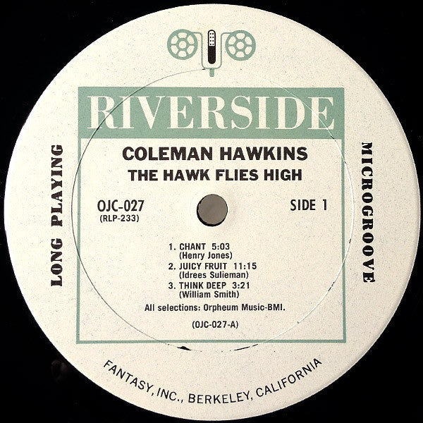 Coleman Hawkins : The Hawk Flies High (LP, Album, RE, RP)
