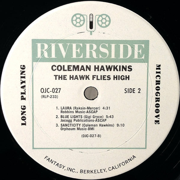 Coleman Hawkins : The Hawk Flies High (LP, Album, RE, RP)