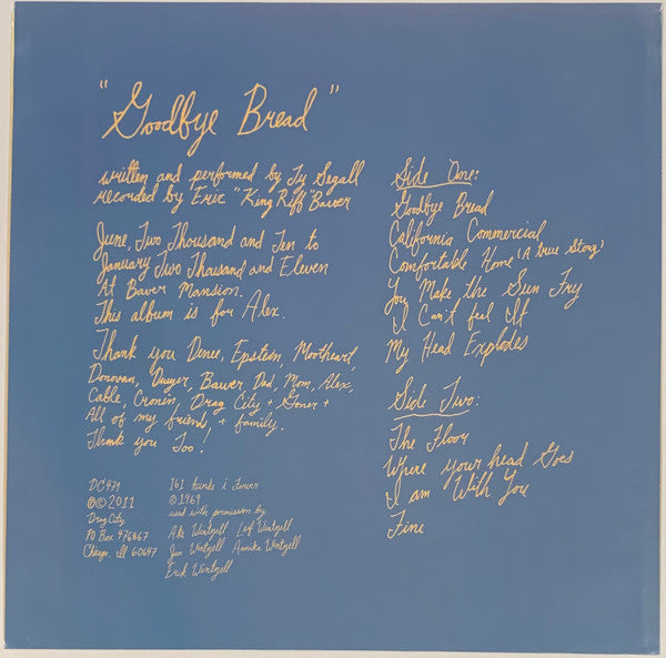 Ty Segall : Goodbye Bread (LP, Album)