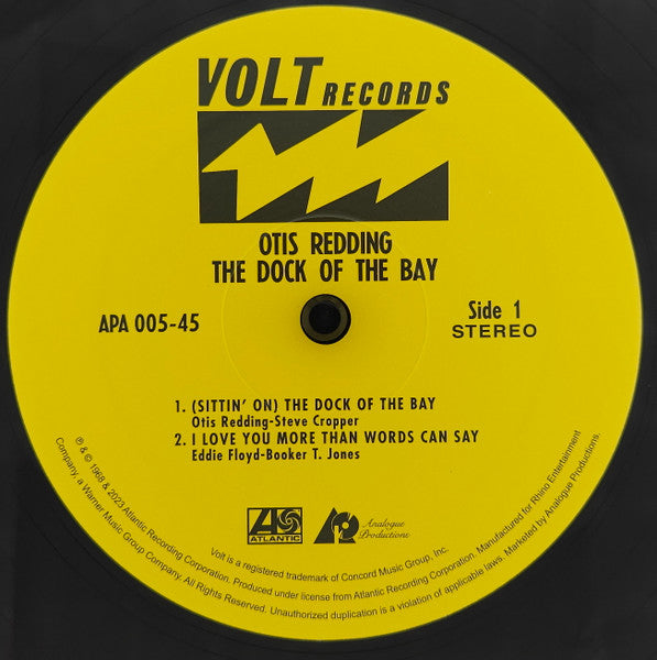 Otis Redding : The Dock Of The Bay (2x12", Album, Ltd, Num, RE, RM, Gat)