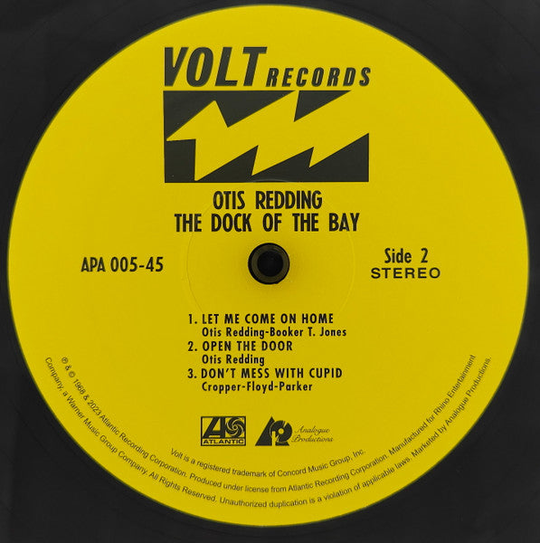 Otis Redding : The Dock Of The Bay (2x12", Album, Ltd, Num, RE, RM, Gat)