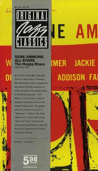 Gene Ammons : The Happy Blues (LP, Album, RE)