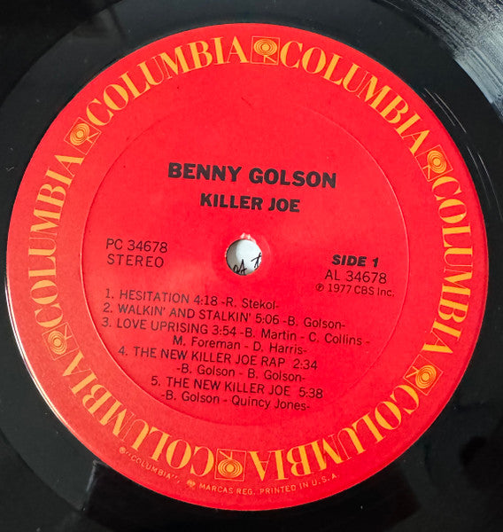 Benny Golson : Killer Joe (LP)