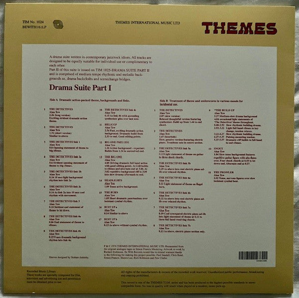 Alan Tew : Drama Suite Part I (LP, RE)
