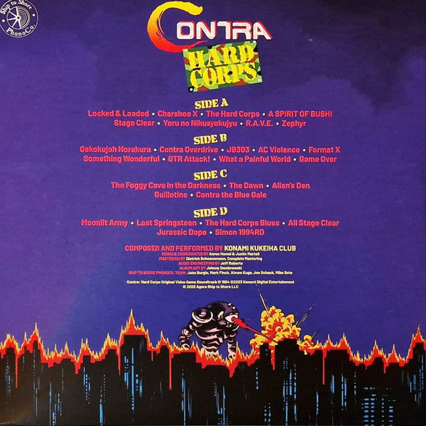 Konami Kukeiha Club : Contra: Hard Corps (Original Game Soundtrack) (2xLP, Album, Tra)