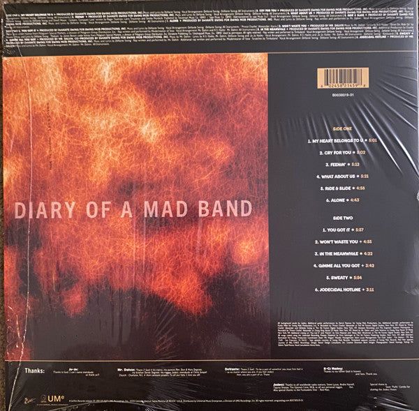 Jodeci : Diary Of A Mad Band (LP, Album, Ltd, Tra)