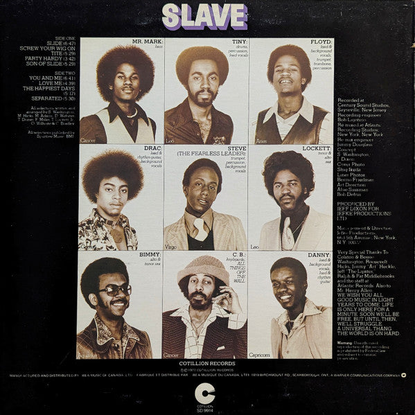 Slave : Slave (LP, Album)