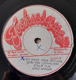 Lone Ranger / Carlton Livingston : Rose-Marie / You Make Your Mistake (12")