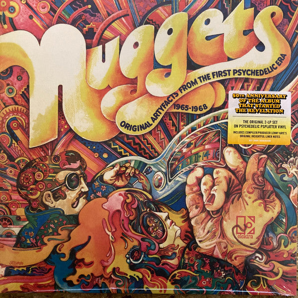 Various : Nuggets (Original Artyfacts From The First Psychedelic Era 1965-1968) (2xLP, Comp, Ltd, 50t)