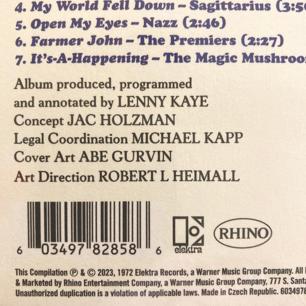 Various : Nuggets (Original Artyfacts From The First Psychedelic Era 1965-1968) (2xLP, Comp, Ltd, 50t)