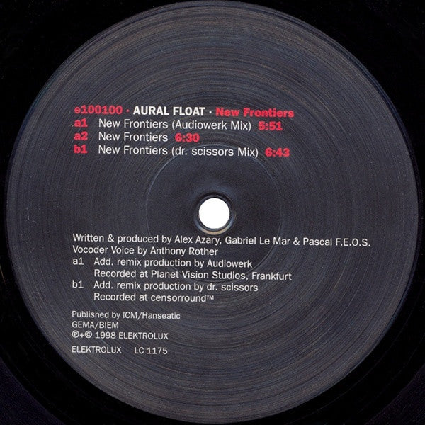 Aural Float : New Frontiers (12")