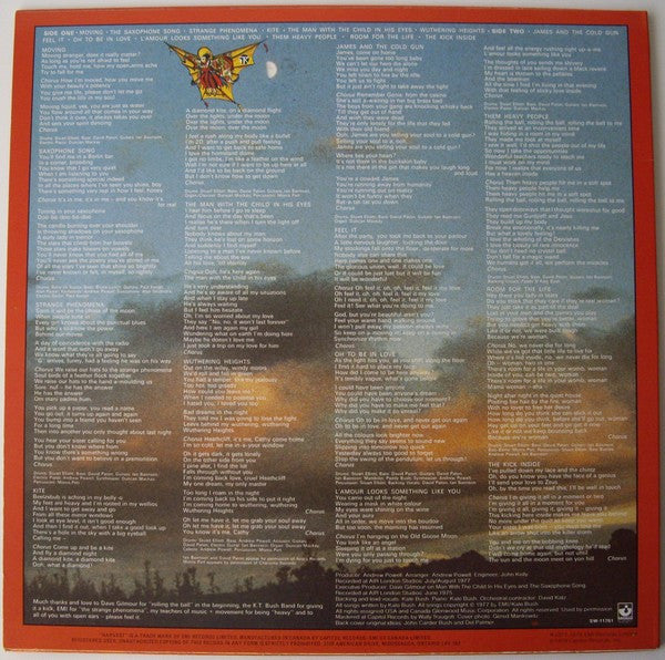 Kate Bush : The Kick Inside (LP, Album, RE, Don)