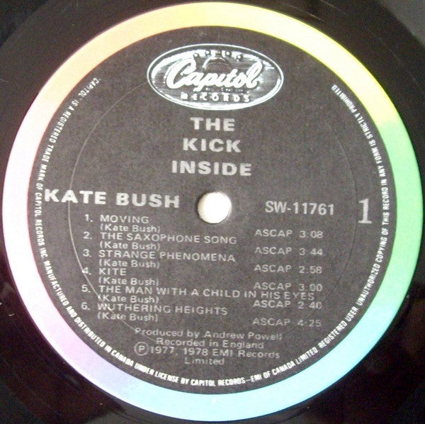 Kate Bush : The Kick Inside (LP, Album, RE, Don)