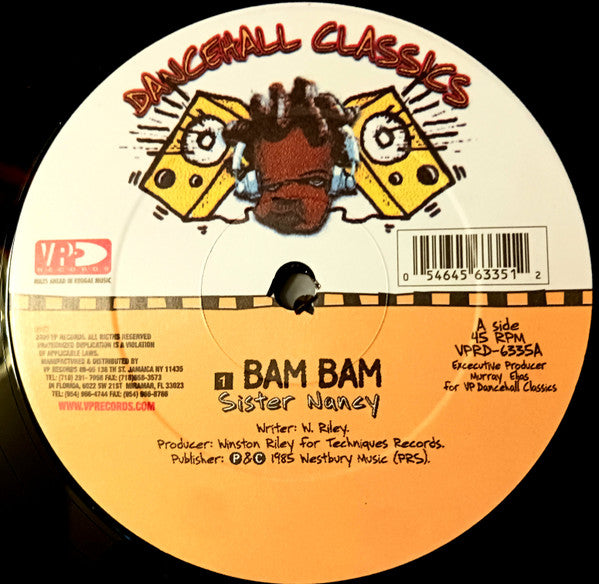 Sister Nancy : Bam Bam (12", RE, RP)