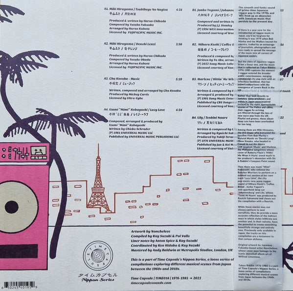 Various : Tokyo Riddim 1976​-​1985 (LP, Comp, Ltd)