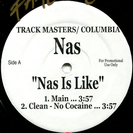 Nas : Nas Is Like (12", Promo)