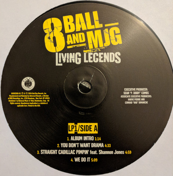 Eightball & M.J.G. : Living Legends (2xLP, Album)