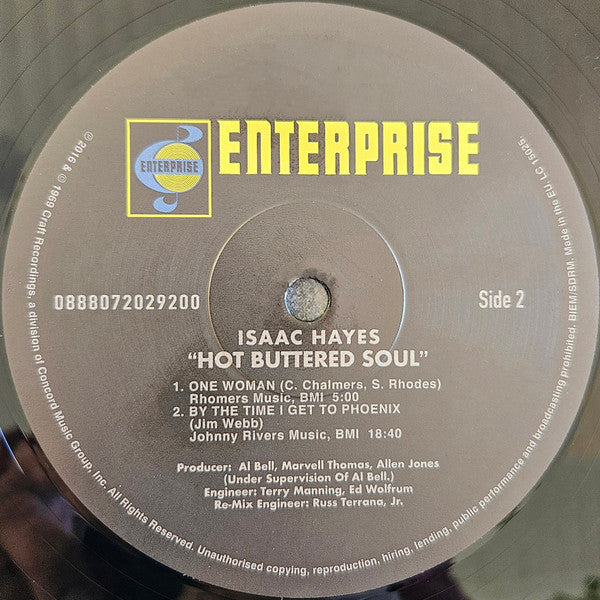 Isaac Hayes : Hot Buttered Soul (LP, Album, RE, RM, 180)