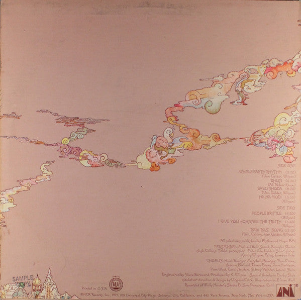Saddhu Brand : Whole Earth Rhythm (LP, Album, RE)