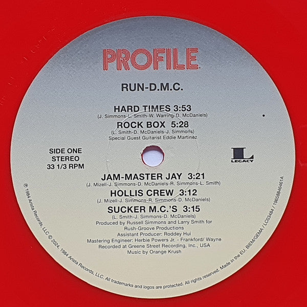 Run-DMC : Run-D.M.C. (LP, Album, RE, Red)