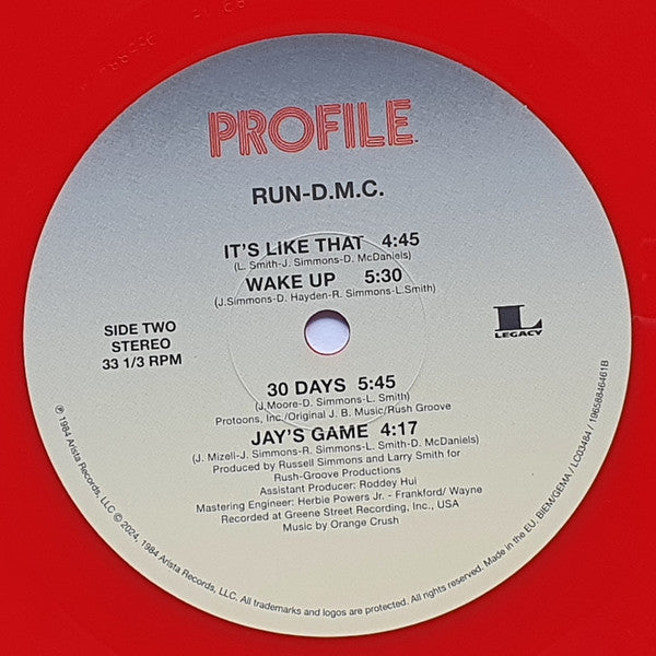 Run-DMC : Run-D.M.C. (LP, Album, RE, Red)