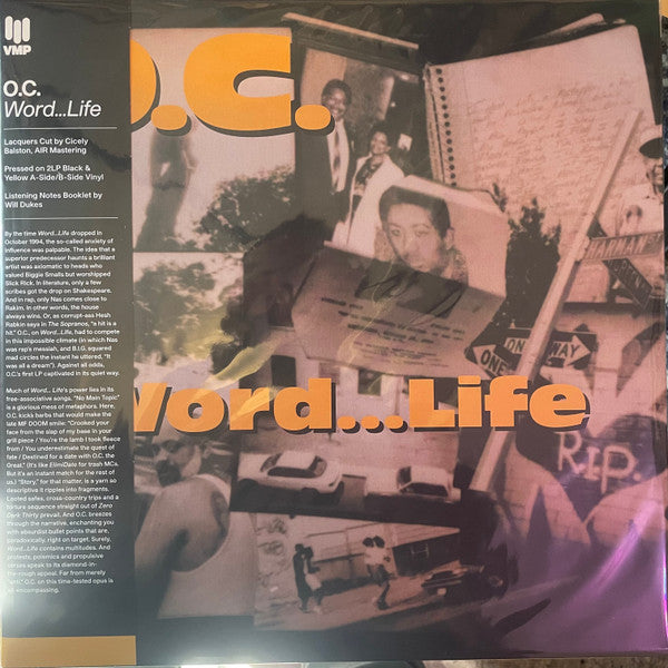 O.C. : Word...Life (2xLP, Album, Club, RE, RM, Yel)