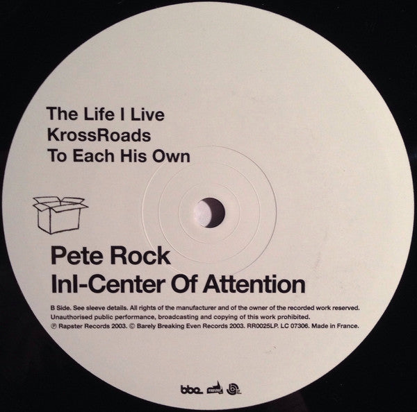 Pete Rock, InI : Center Of Attention (2xLP, Album)
