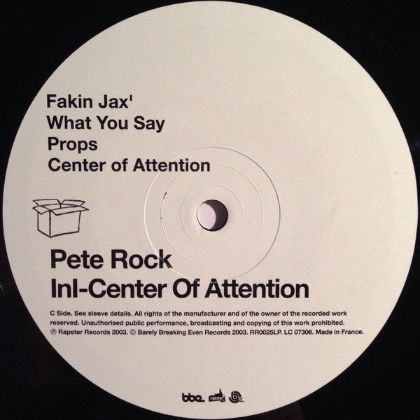 Pete Rock, InI : Center Of Attention (2xLP, Album)