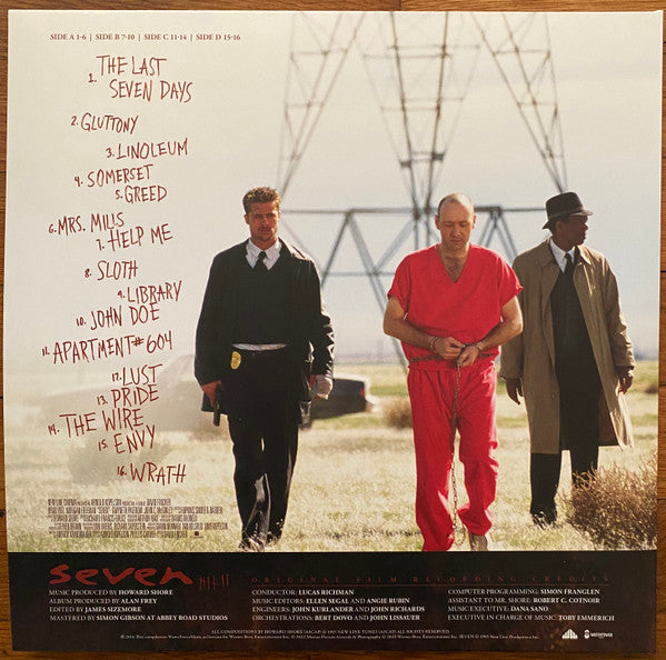 Howard Shore : Seven (Complete Original Score) (LP, Tra + LP, Fro + Album, RE)