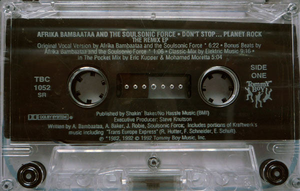 Afrika Bambaataa & Soulsonic Force : Don't Stop... Planet Rock (The Remix EP) (Cass, EP)